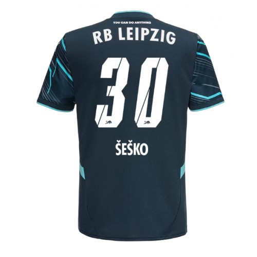 Pánský Fotbalový dres RB Leipzig Benjamin Sesko #30 2024-25 Třetí Krátký Rukáv